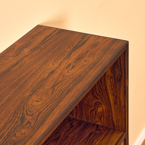Santos Rosewood Bookshelf with Bar Compartment