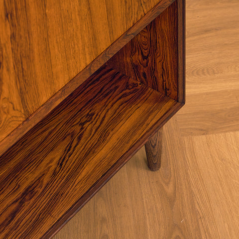 Santos Rosewood Bookshelf with Bar Compartment