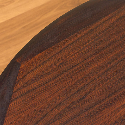 Danish coffee table in Santos rosewood