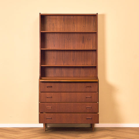 Swedish bookshelf in teak