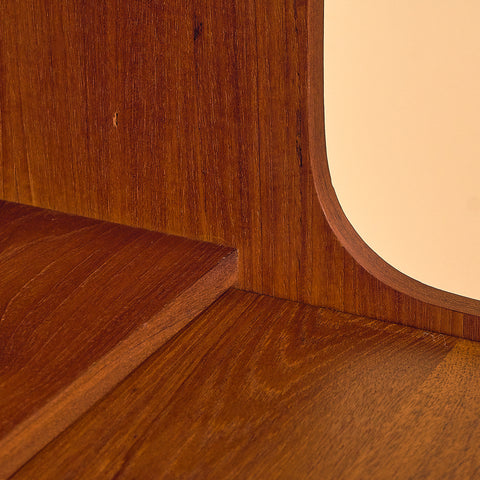 Swedish bookshelf in teak