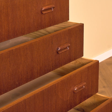 Swedish bookshelf in teak