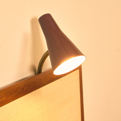 Mid-century headboard in teak