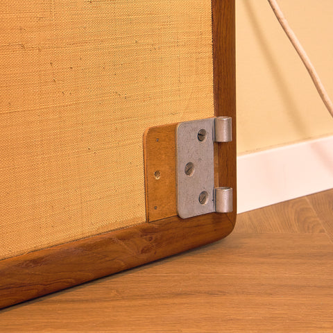 Mid-century headboard in teak
