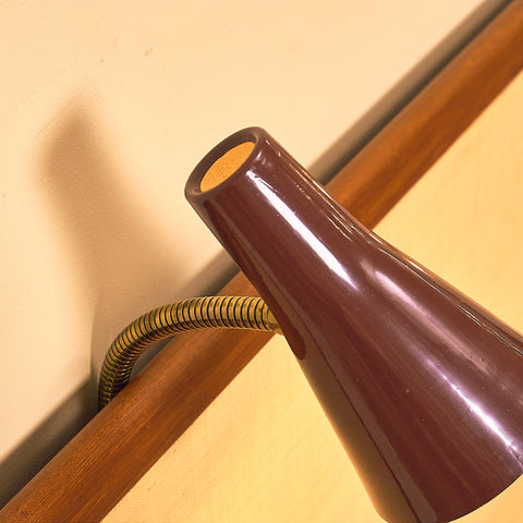 Mid-century headboard in teak