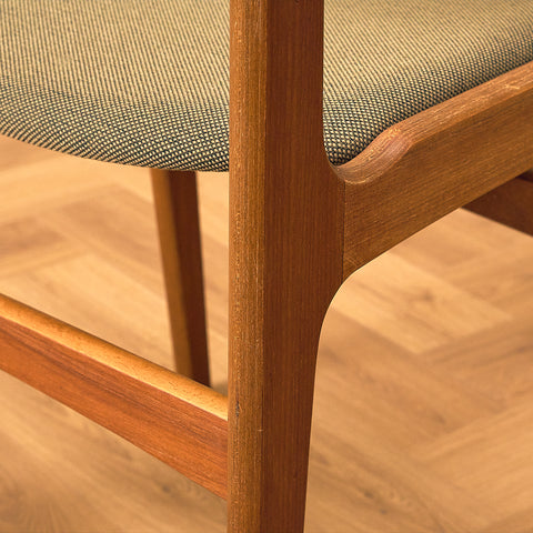 Danish dining chairs in teak by Erik Buch for Nova Stolefabrik
