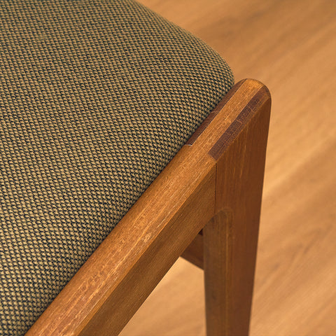 Danish dining chairs in teak by Erik Buch for Nova Stolefabrik