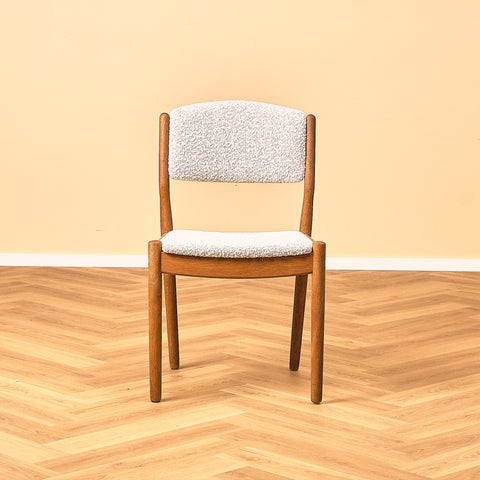 Danish dining chairs in oak by FDB Møbler