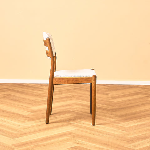 Danish dining chairs in oak by FDB Møbler