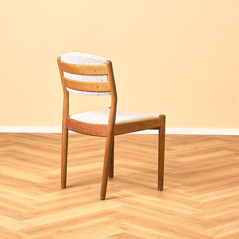 Danish dining chairs in oak by FDB Møbler