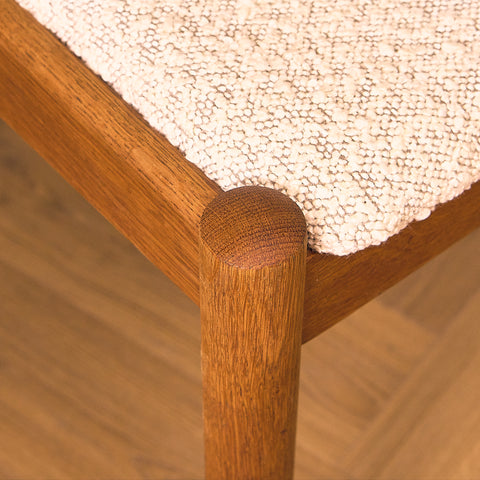 Danish dining chairs in oak by FDB Møbler