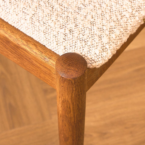 Danish dining chairs in oak by FDB Møbler