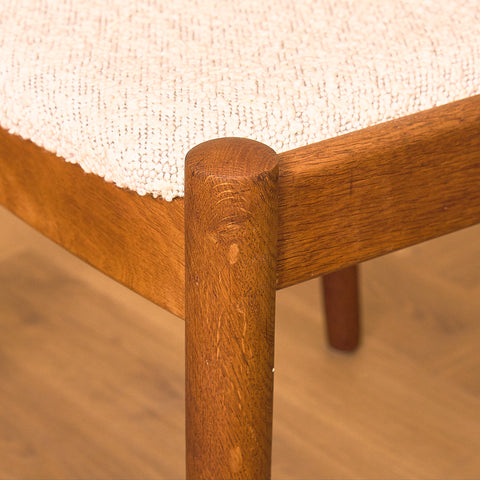 Danish dining chairs in oak by FDB Møbler