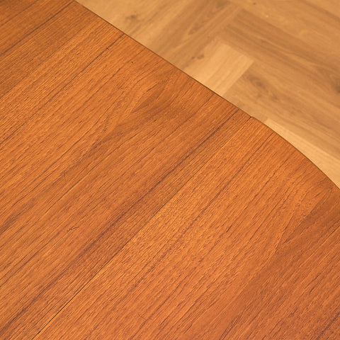 Round Teak Dining Table by Ulferts, Tibro