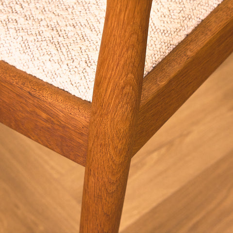Danish dining chairs in oak by FDB Møbler