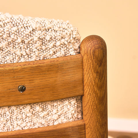 Danish dining chairs in oak by FDB Møbler