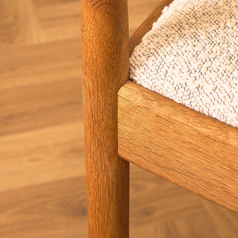 Danish dining chairs in oak by FDB Møbler