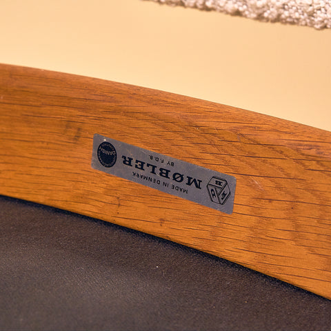 Danish dining chairs in oak by FDB Møbler
