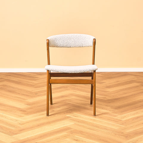 Danish dining chairs in beech by Saxkjøbing Savvaerk & Stolefabrik