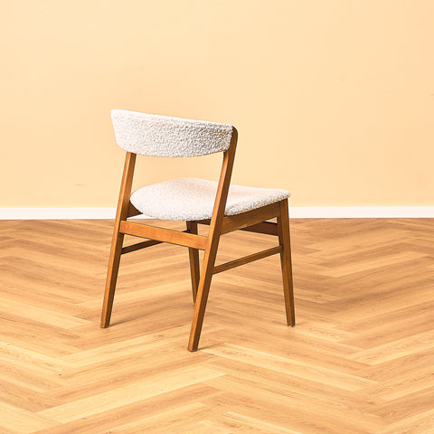 Danish dining chairs in beech by Saxkjøbing Savvaerk & Stolefabrik