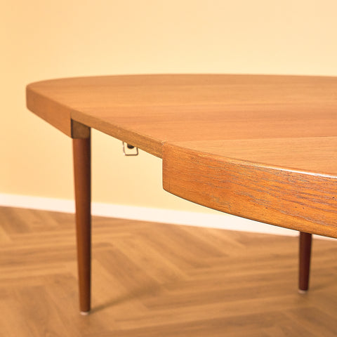 Round Teak Dining Table by Villy Schou Andersen