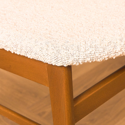 Danish dining chairs in beech by Saxkjøbing Savvaerk & Stolefabrik