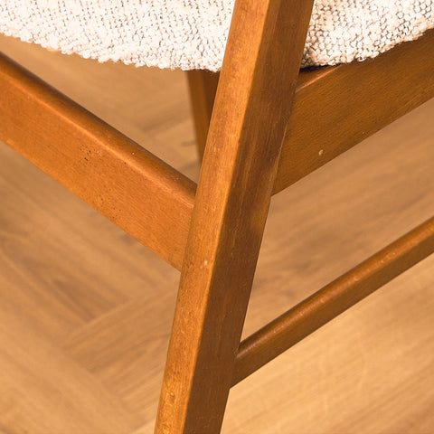 Danish dining chairs in beech by Saxkjøbing Savvaerk & Stolefabrik
