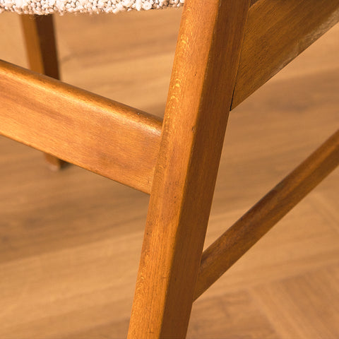 Danish dining chairs in beech by Saxkjøbing Savvaerk & Stolefabrik