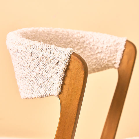 Danish dining chairs in beech by Saxkjøbing Savvaerk & Stolefabrik