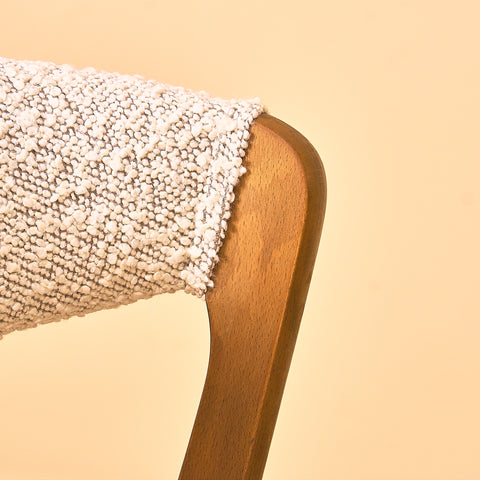 Danish dining chairs in beech by Saxkjøbing Savvaerk & Stolefabrik