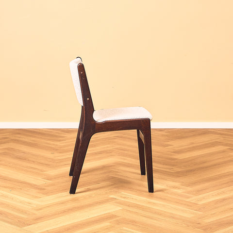 Danish dining chairs in stained oak by Erik Buch, model 89
