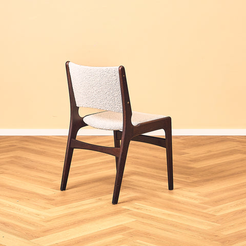 Danish dining chairs in stained oak by Erik Buch, model 89