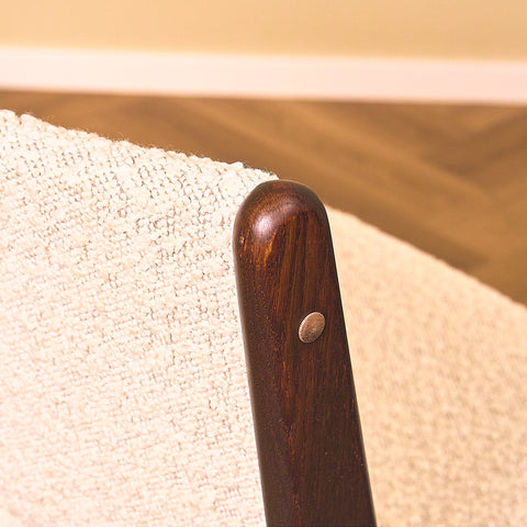 Danish dining chairs in stained oak by Erik Buch, model 89