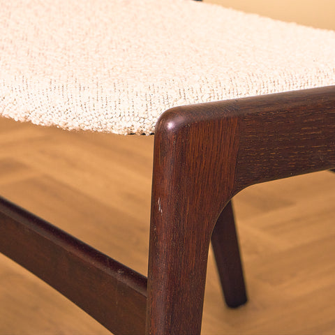 Danish dining chairs in stained oak by Erik Buch, model 89