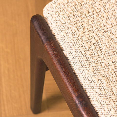 Danish dining chairs in stained oak by Erik Buch, model 89