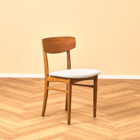Danish dining chairs in oak