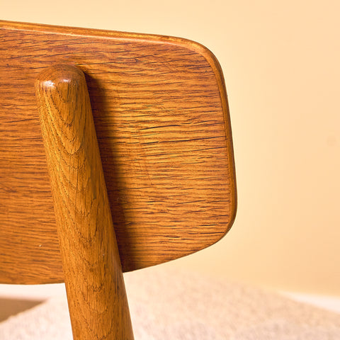 Danish dining chairs in oak