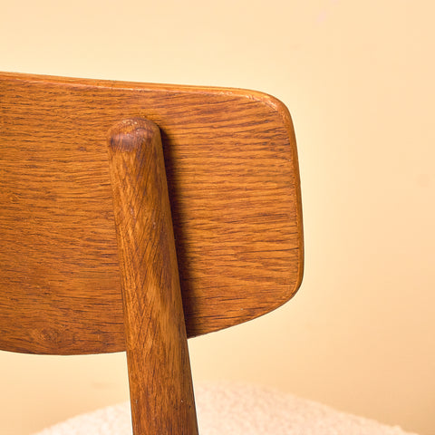 Danish dining chairs in oak