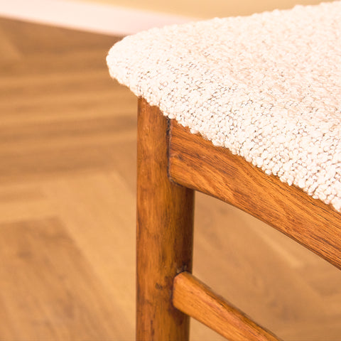 Danish dining chairs in oak