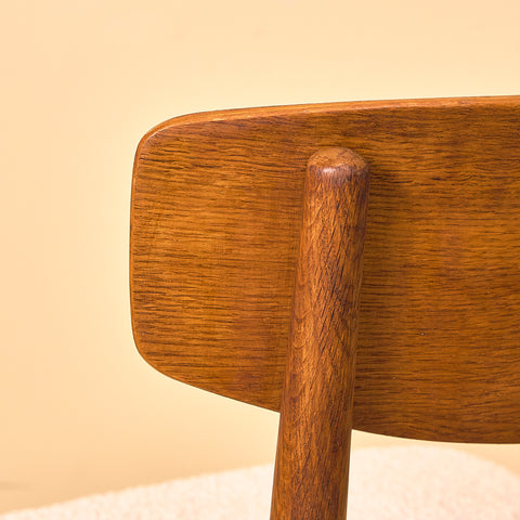 Danish dining chairs in oak