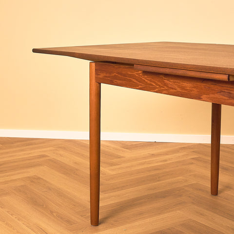 Danish Teak Extendable Dining Table