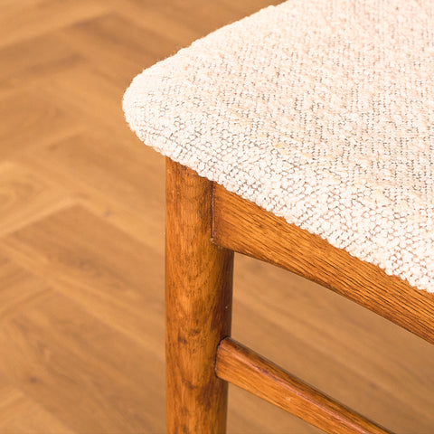 Danish dining chairs in oak