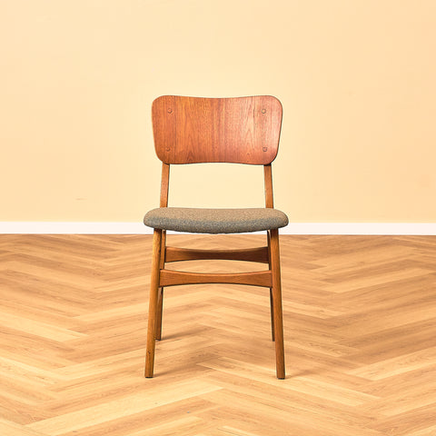 Danish dining chairs in teak and oak by Ib Kofod-Larsen