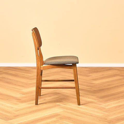 Danish dining chairs in teak and oak by Ib Kofod-Larsen