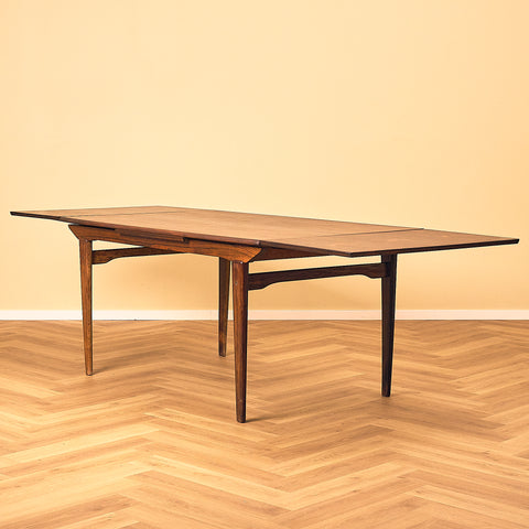 Danish Santos Rosewood Extendable Dining Table