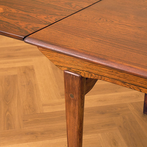 Danish Santos Rosewood Extendable Dining Table