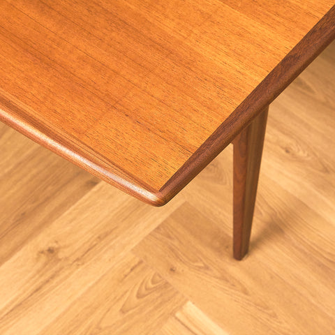 Swedish coffee table in teak and walnut