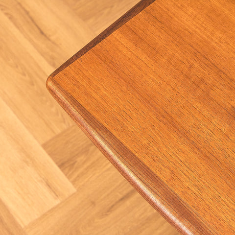Swedish coffee table in teak and walnut