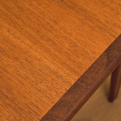Swedish coffee table in teak and walnut