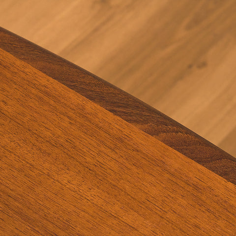 Swedish coffee table in teak and walnut